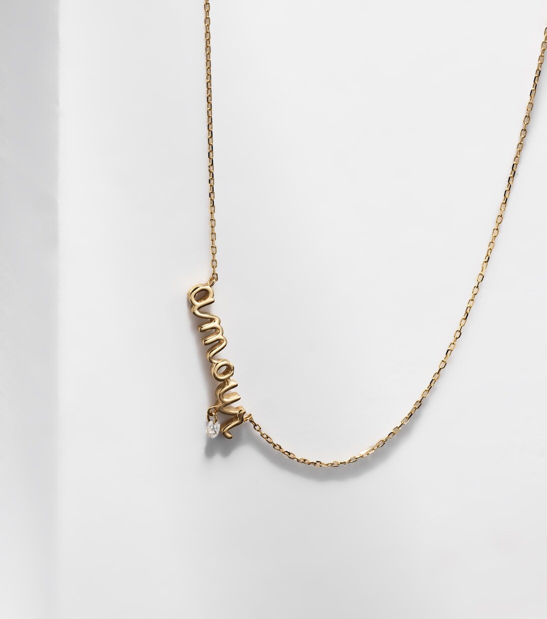 Collier Around the Words en or 18 ct et diamants | Persée
