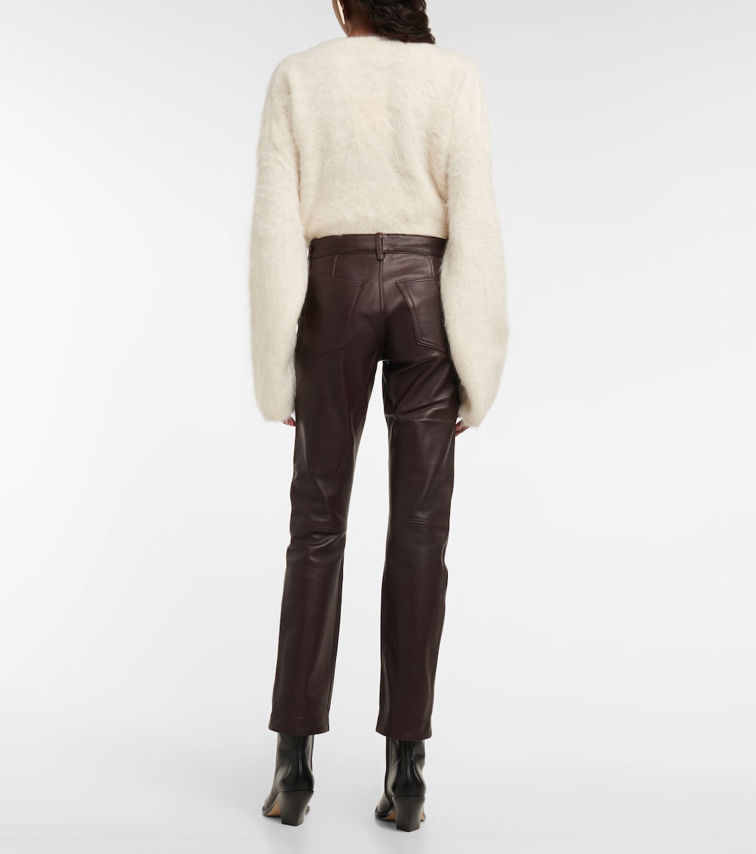 Gonda low-rise leather pants | Petar Petrov