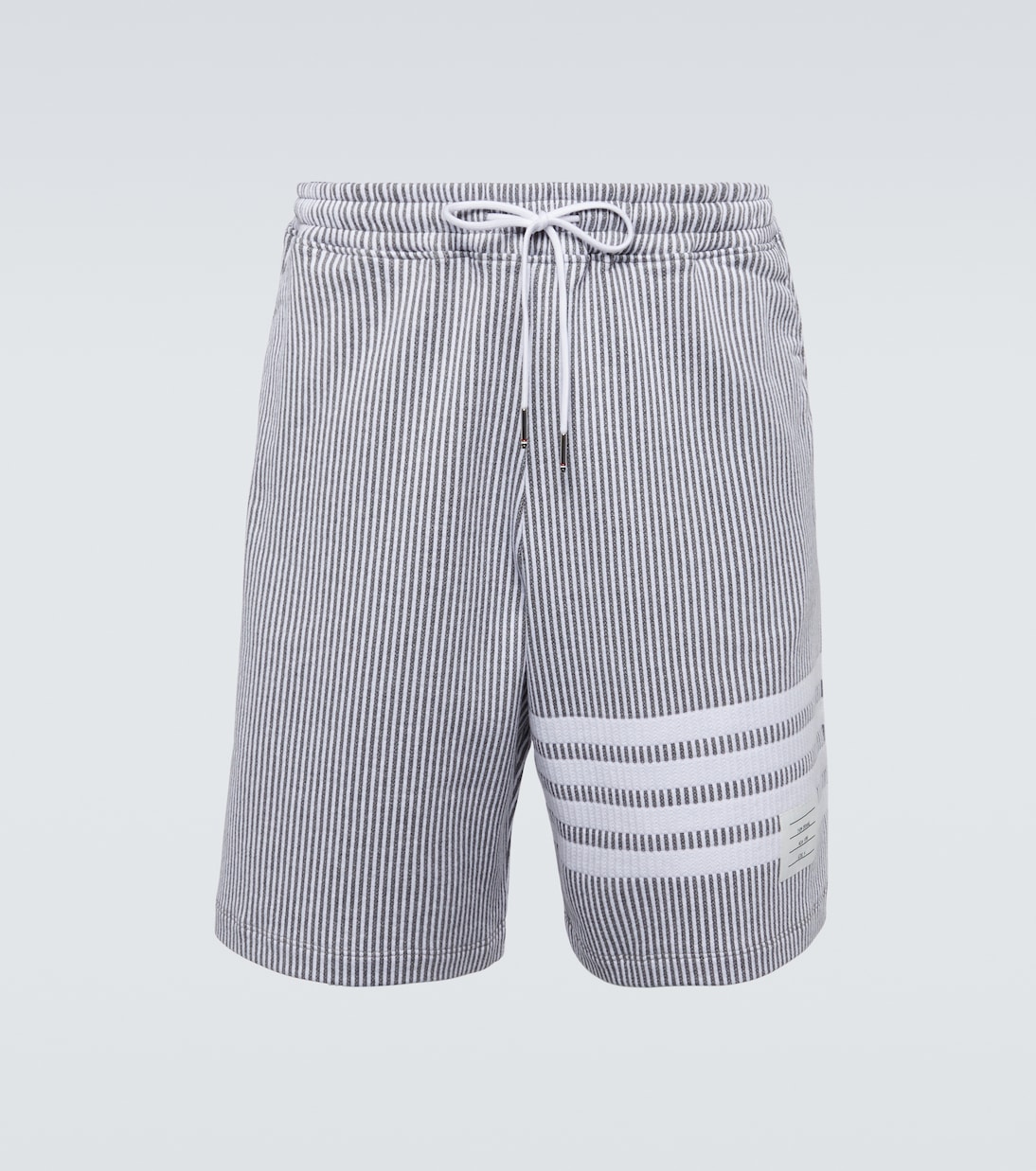 Shorts en seersucker de algodón | Thom Browne