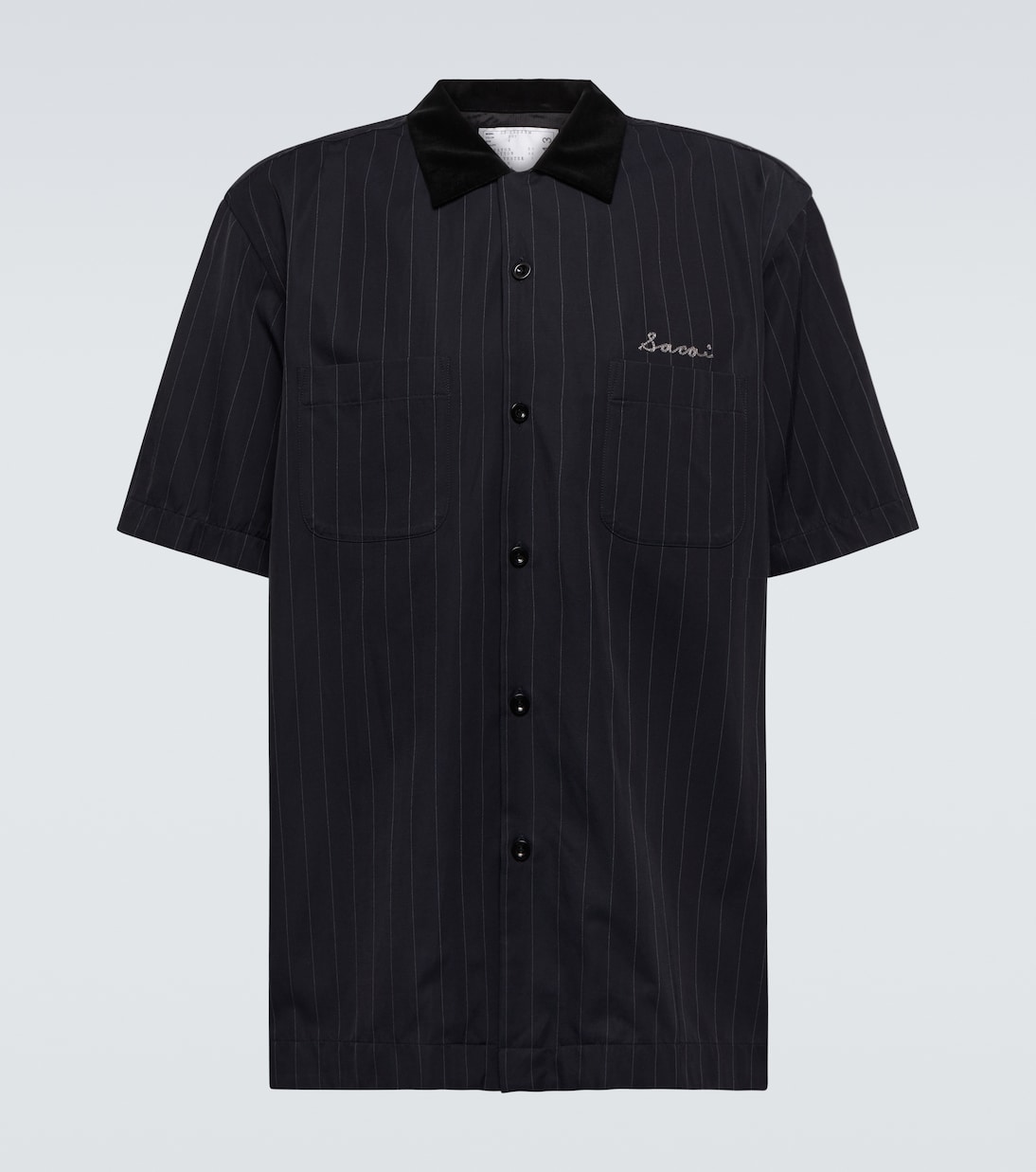 Chemise rayée en sergé | Sacai