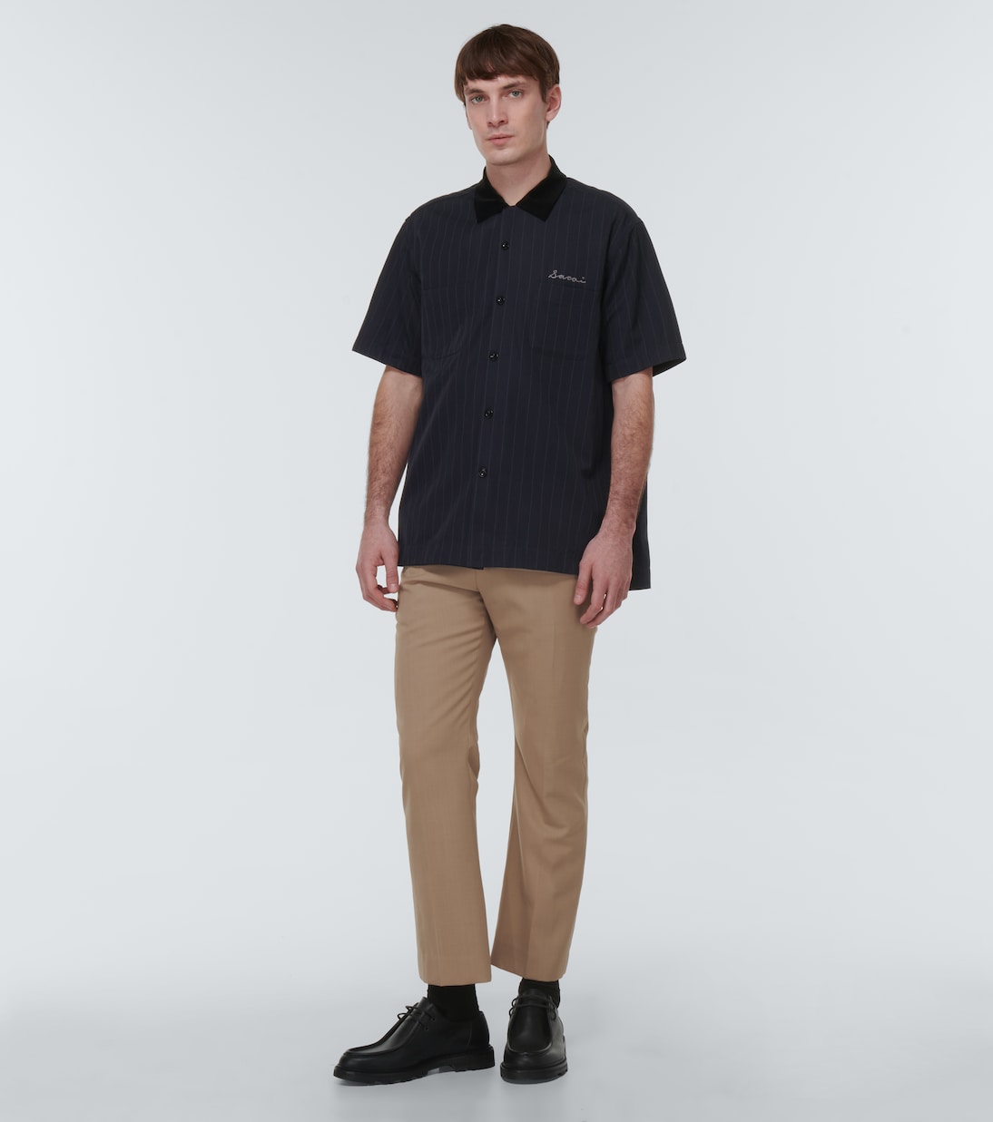 Chemise rayée en sergé | Sacai
