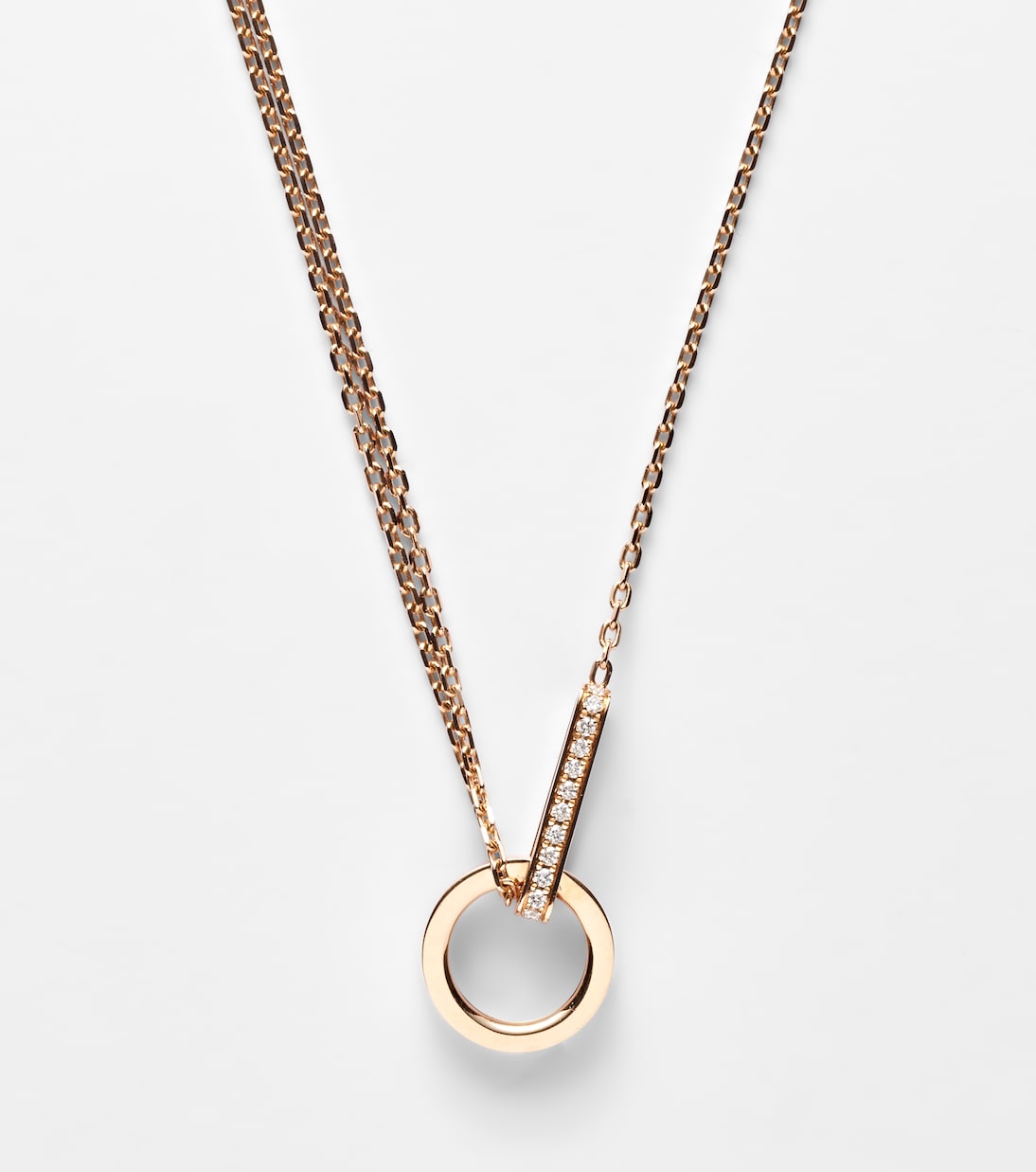Collier Berbere or rose 18 ct et diamants | Repossi