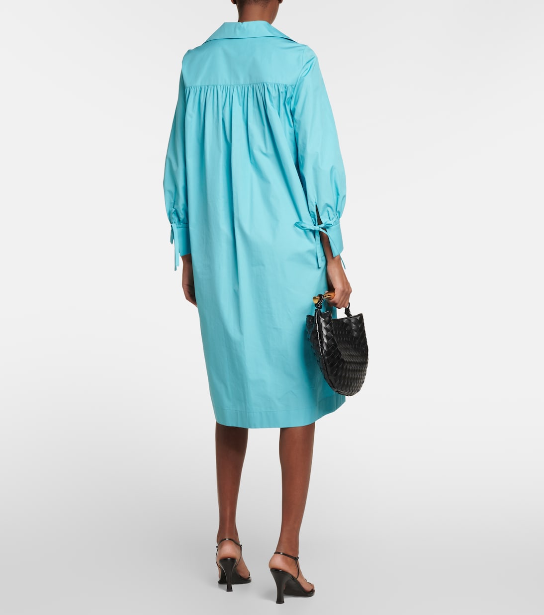Nupar cotton poplin midi dress | Max Mara