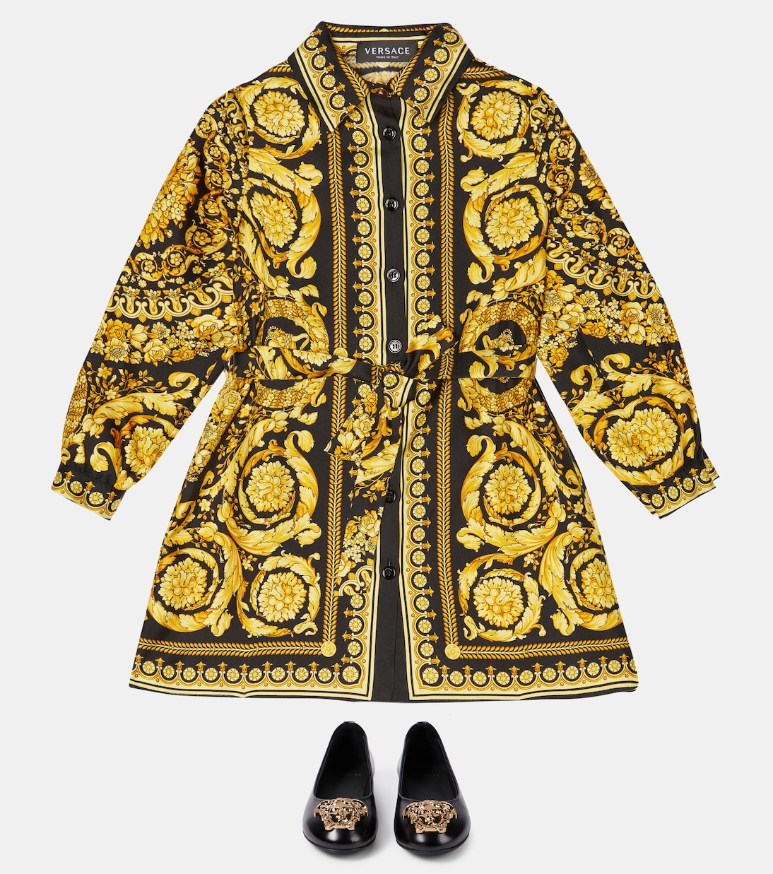 Sandalen La Medusa aus Leder | Versace Kids