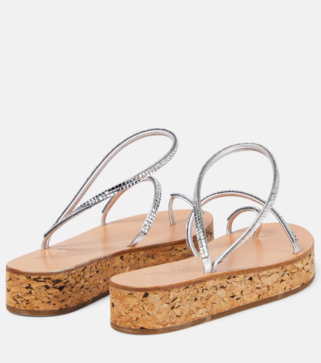 Sandali con plateau Eleftheria in pelle | Ancient Greek Sandals