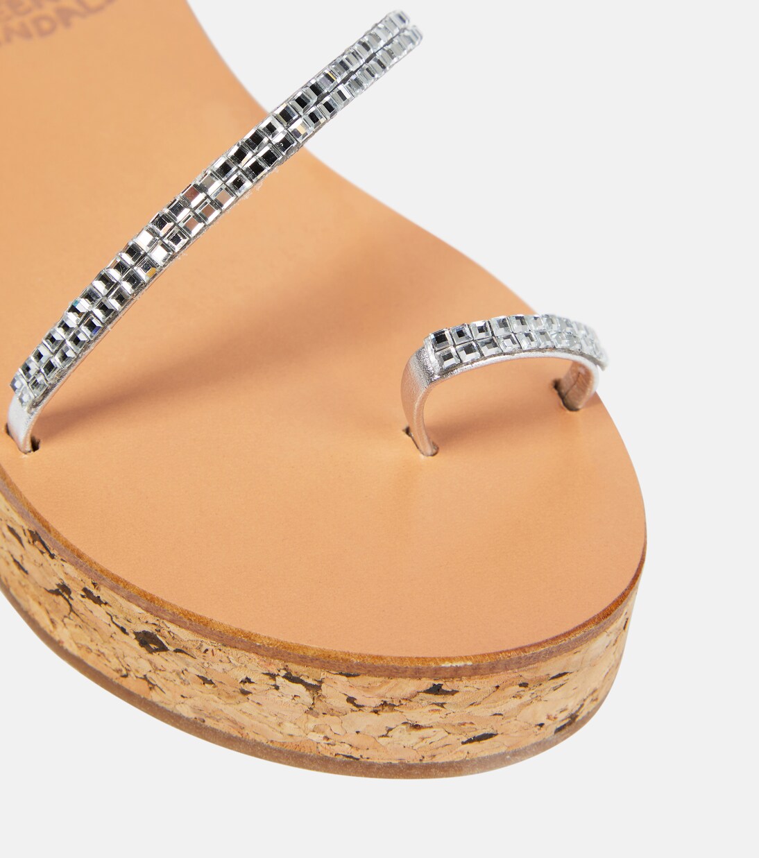 Sandali con plateau Eleftheria in pelle | Ancient Greek Sandals