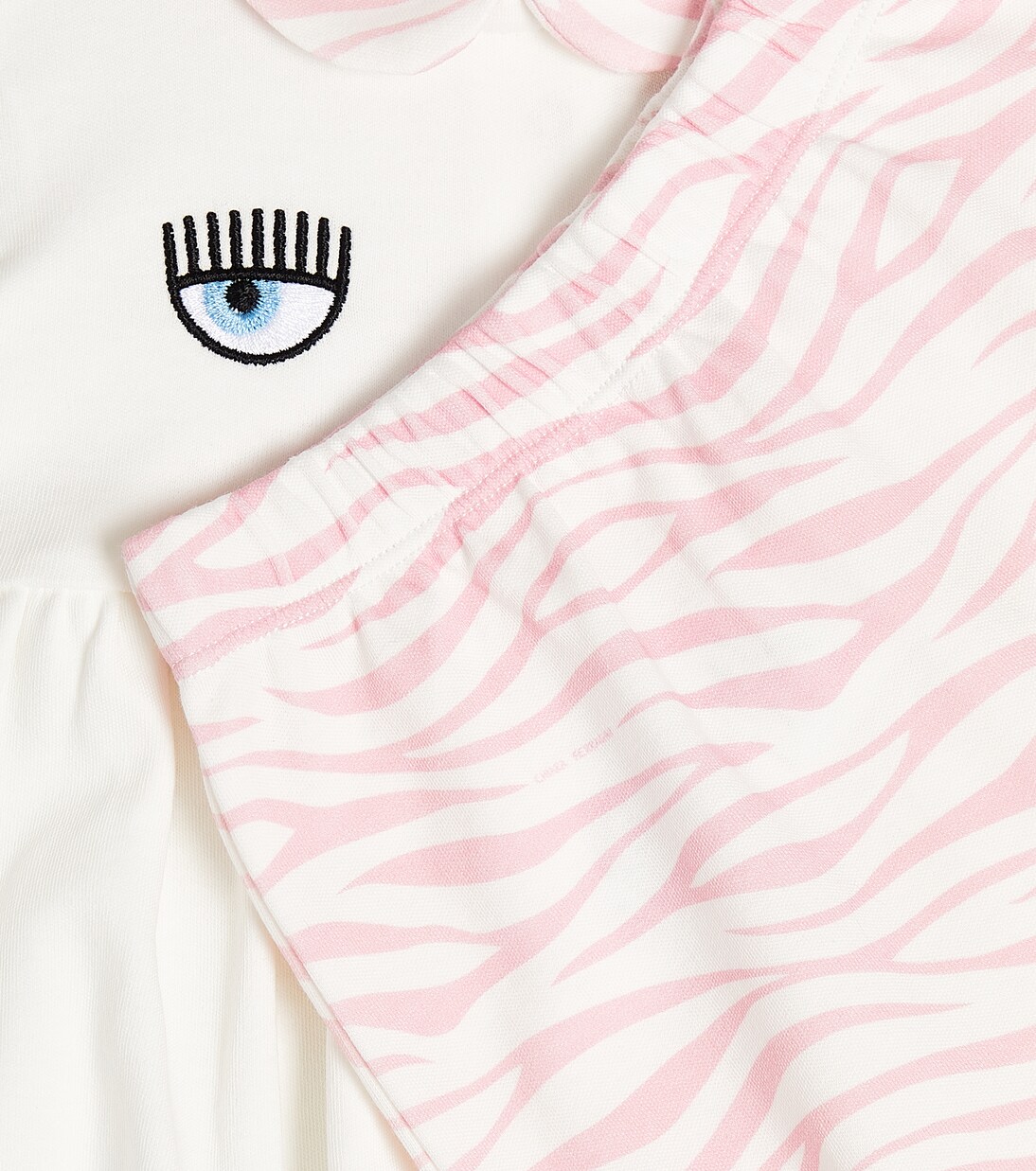 x Chiara Ferragni Baby - Top e pantaloni Eyestar in cotone | Monnalisa