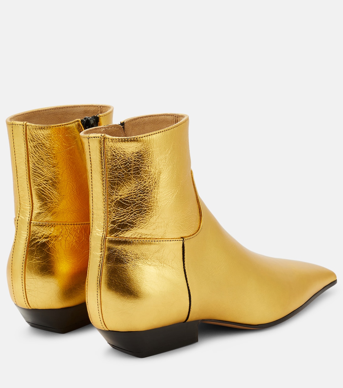 Botines Marfa de piel metalizada | Khaite