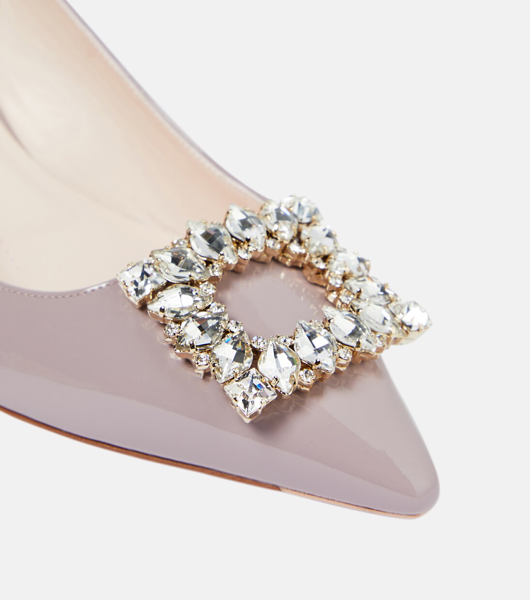 Pumps slingback Virgule in vernice | Roger Vivier