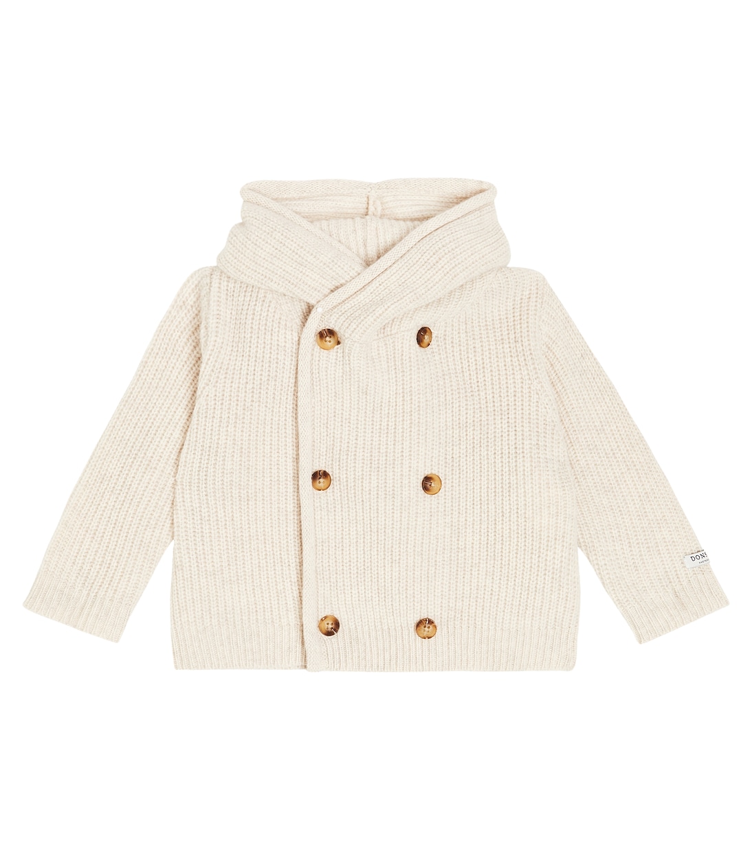 Baby - Cardigan Tristan in lana a coste | Donsje