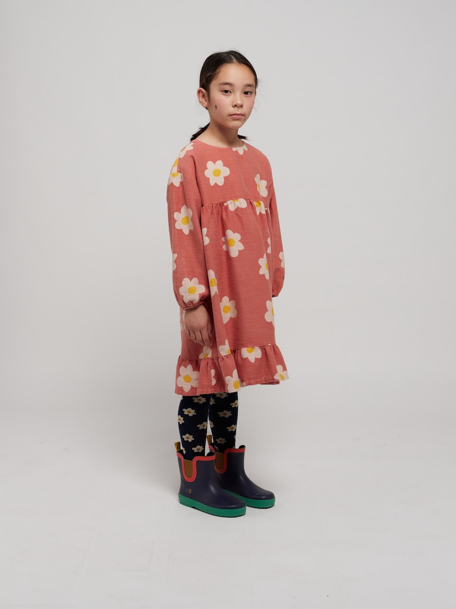 Abito in cotone con stampa floreale | Bobo Choses