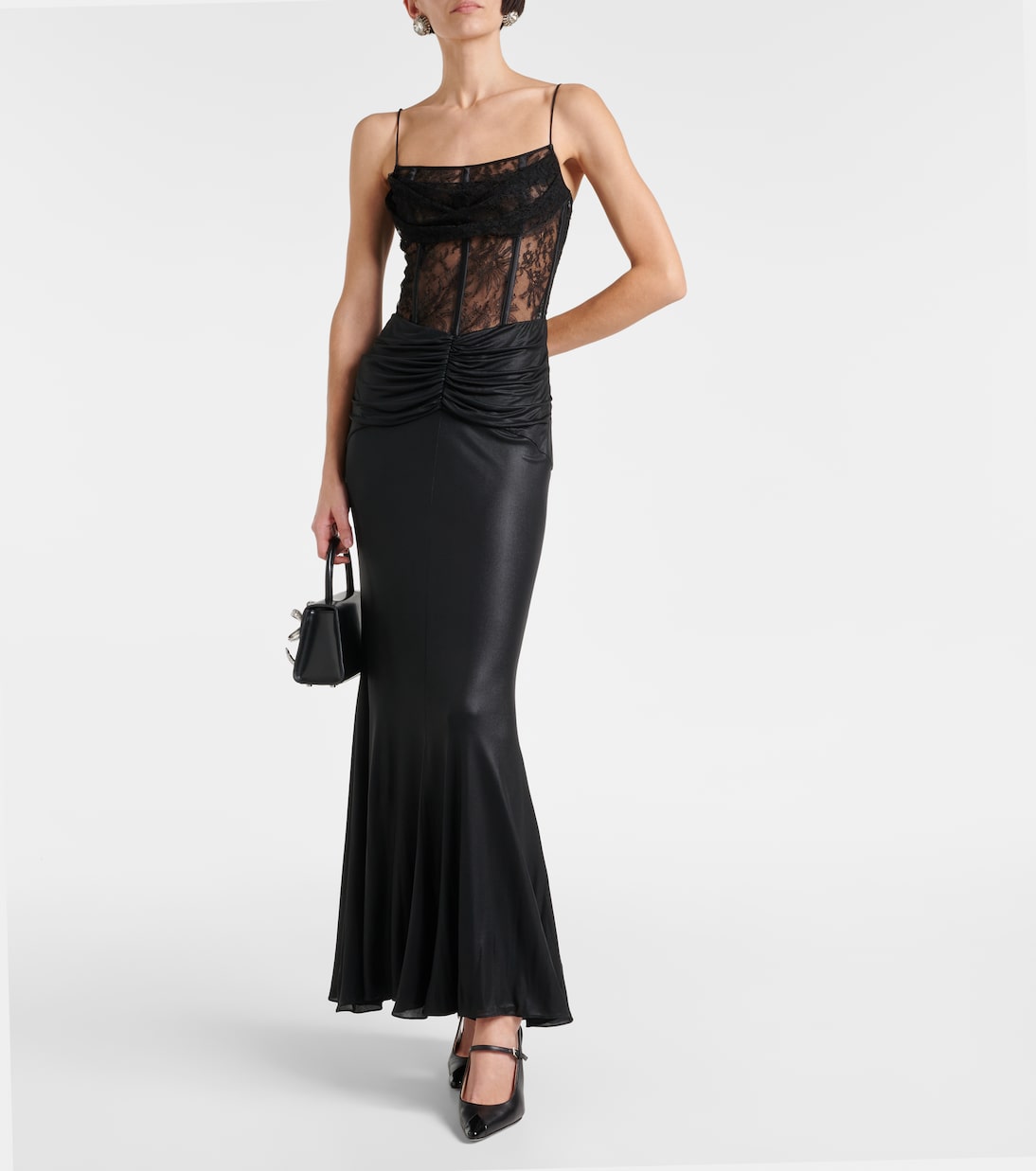 Maxikleid aus Jersey | Alessandra Rich