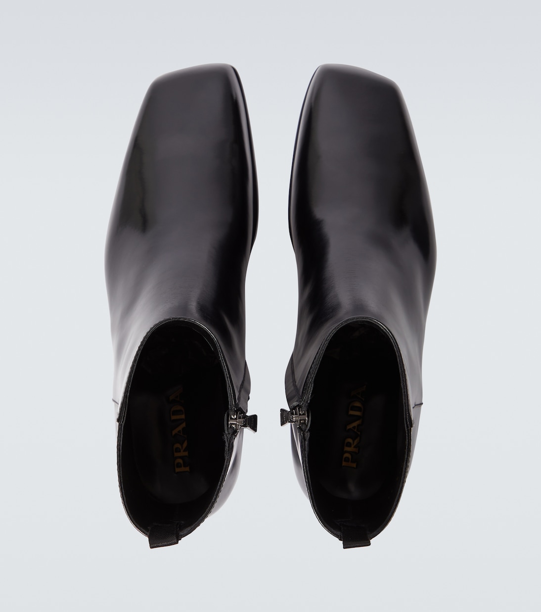 Ankle Boots aus Leder | Prada