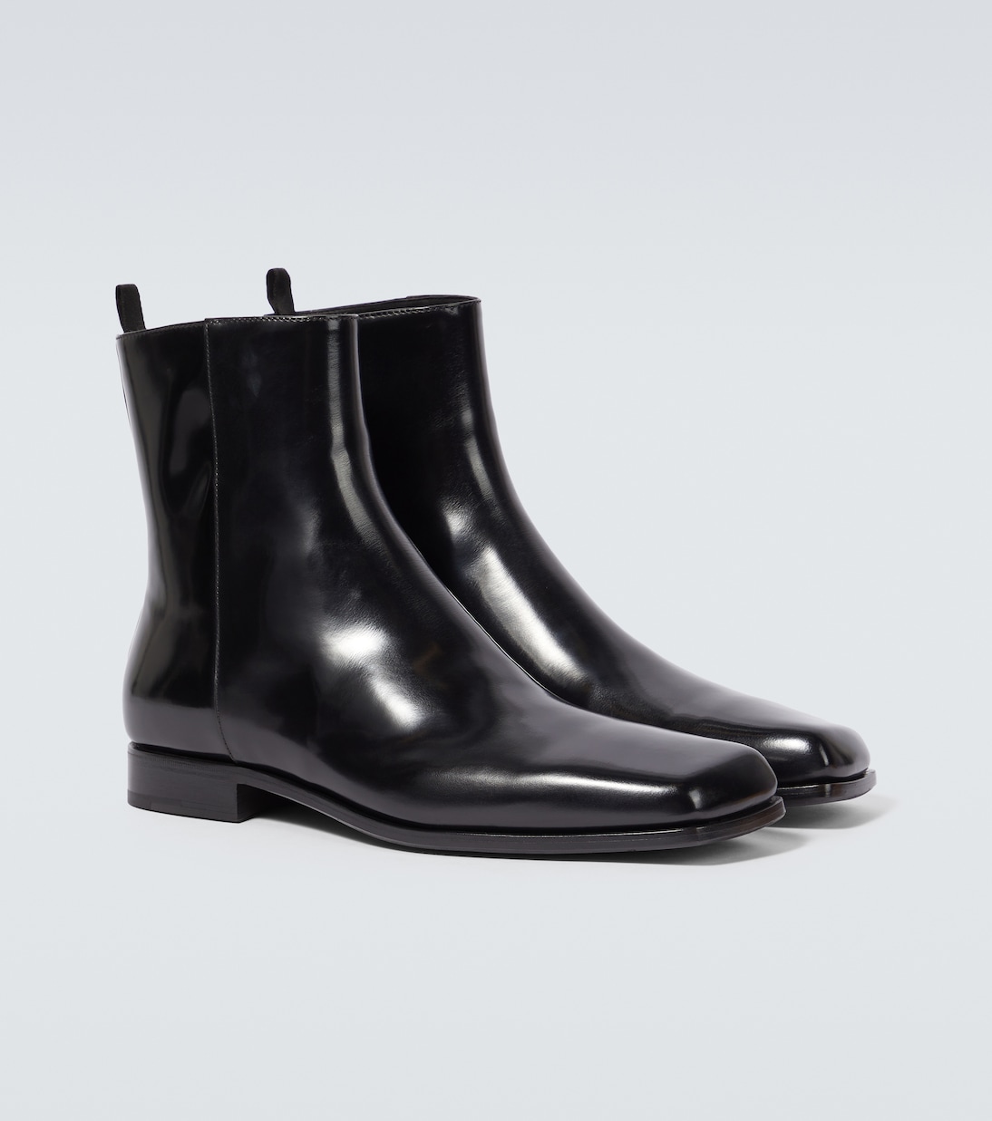 Ankle Boots aus Leder | Prada