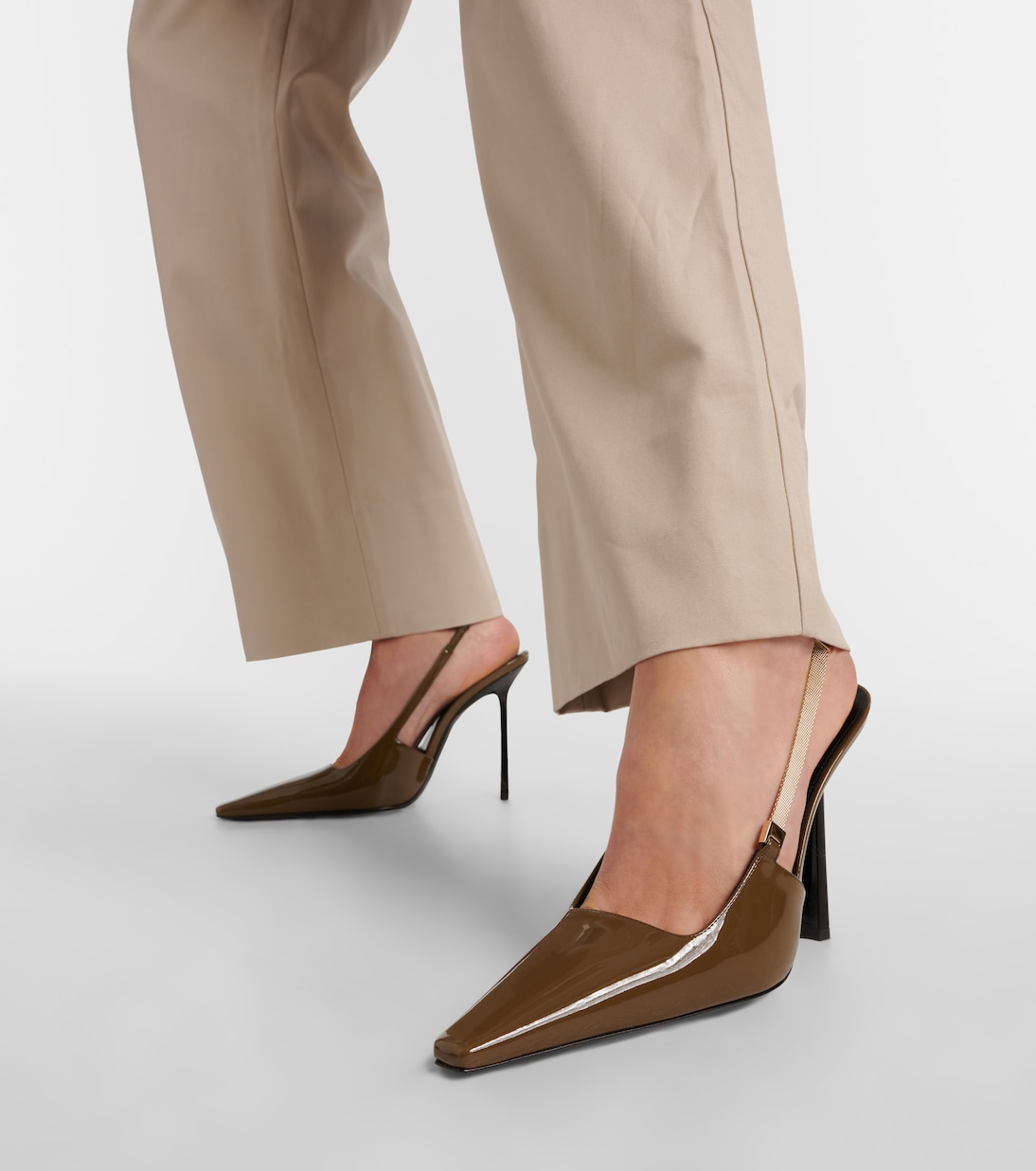 Pumps slingback Blake in vernice | Saint Laurent