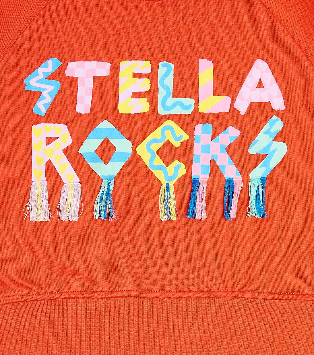 Sudadera de jersey de algodón estampada | Stella McCartney Kids