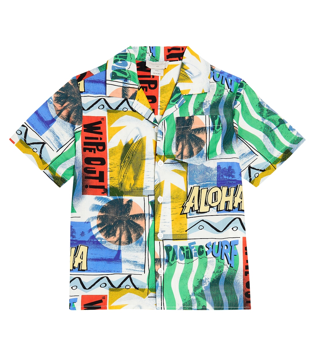 Camisa Aloha de algodón estampada | Stella McCartney Kids