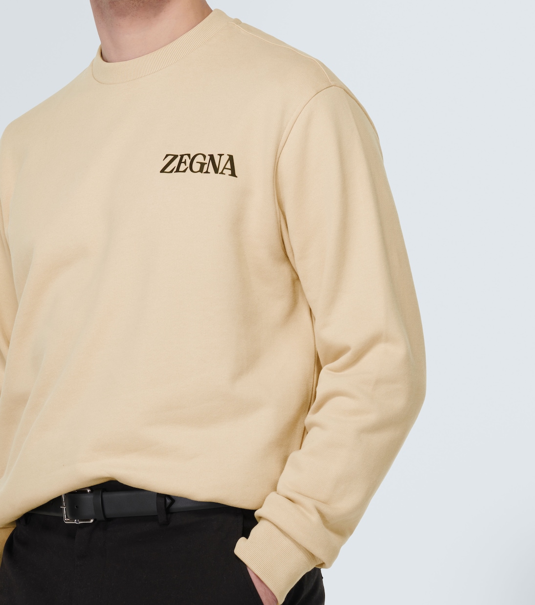 Sudadera de jersey de algodón con logo | Zegna