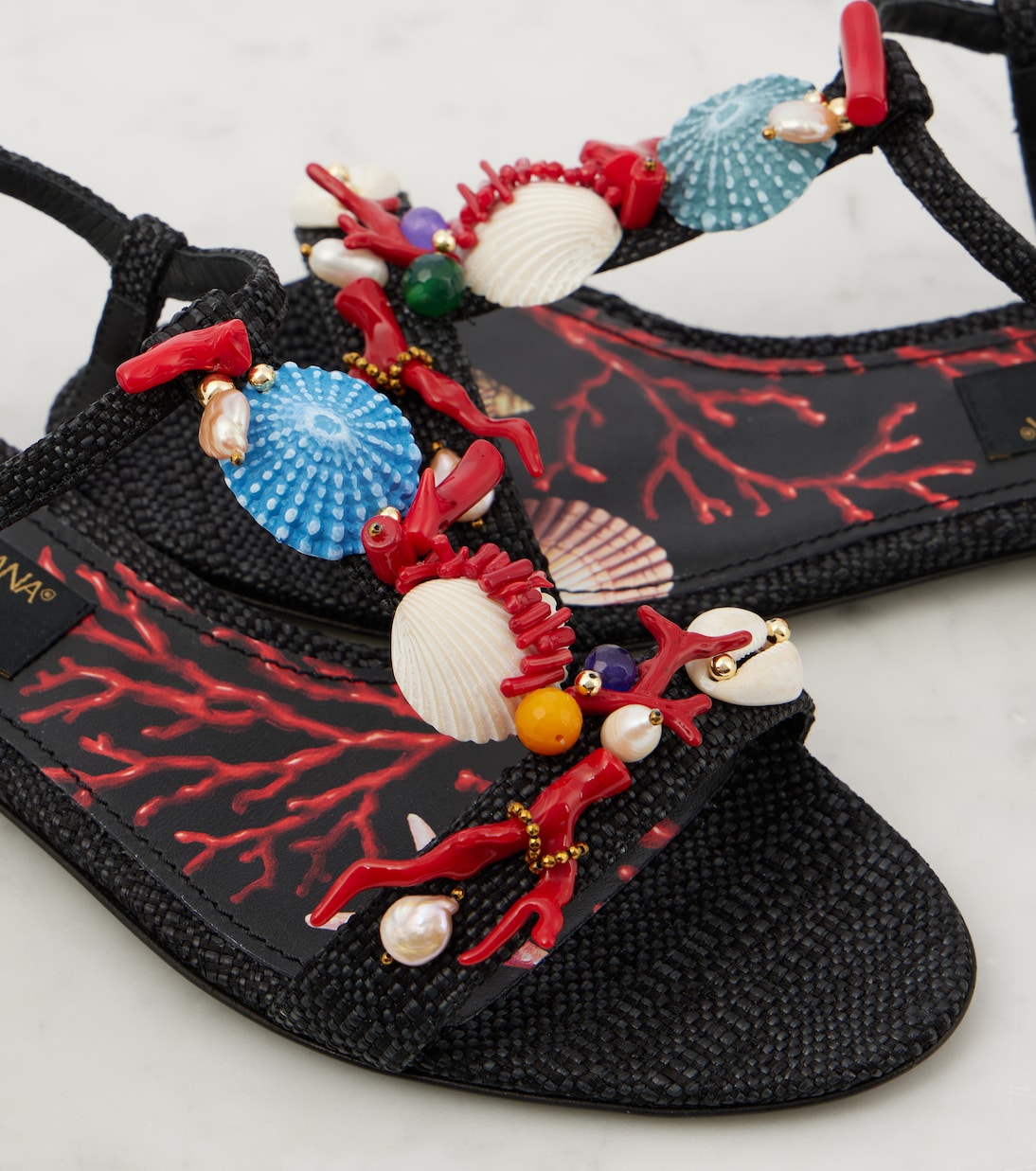 Verzierte Sandalen Capri | Dolce&Gabbana