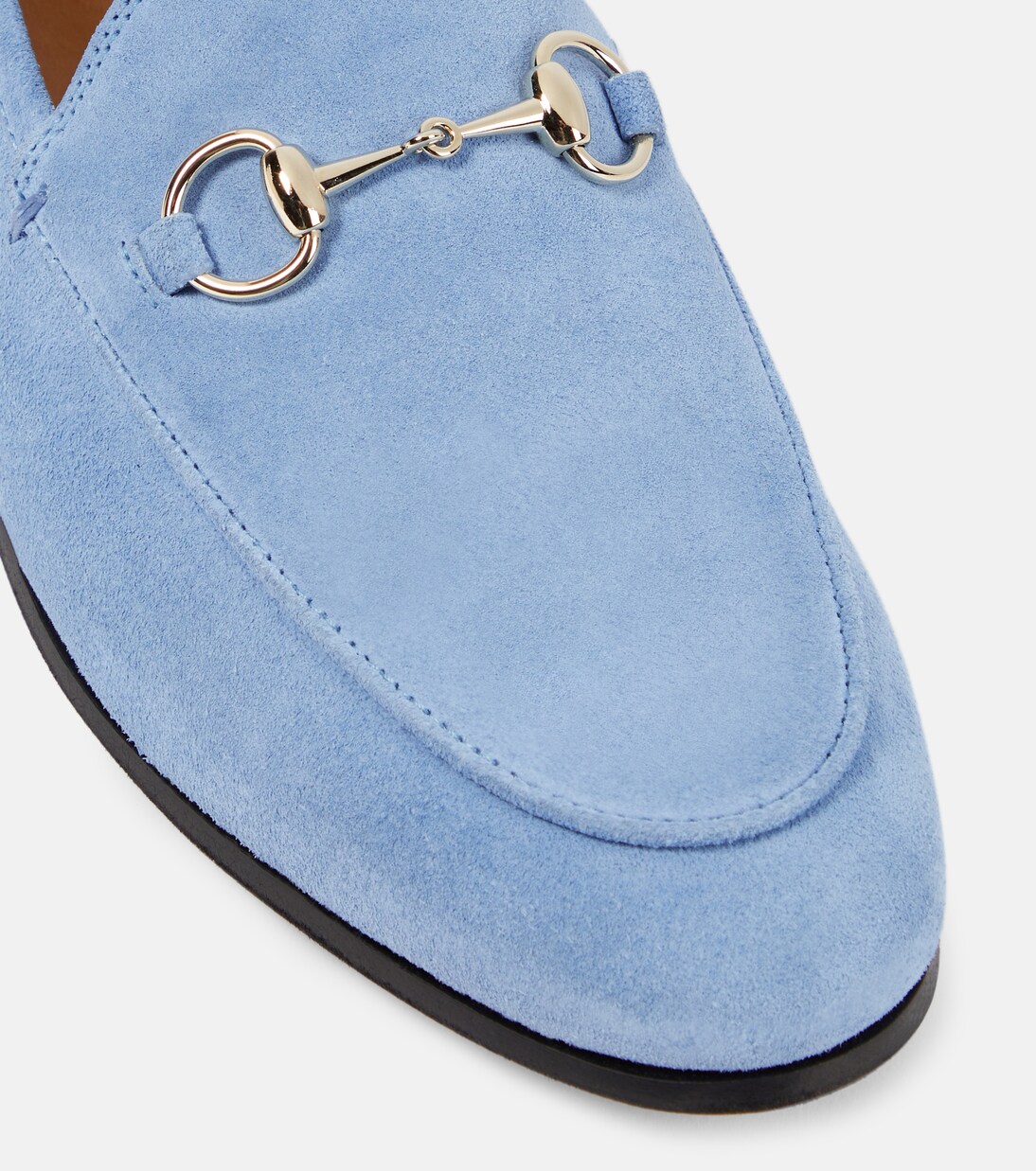 Gucci blue horsebit loafer deals