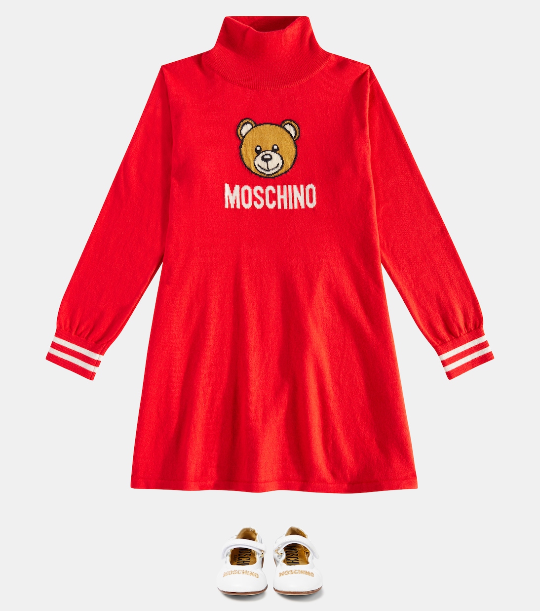 Abito in cotone e lana | Moschino Kids