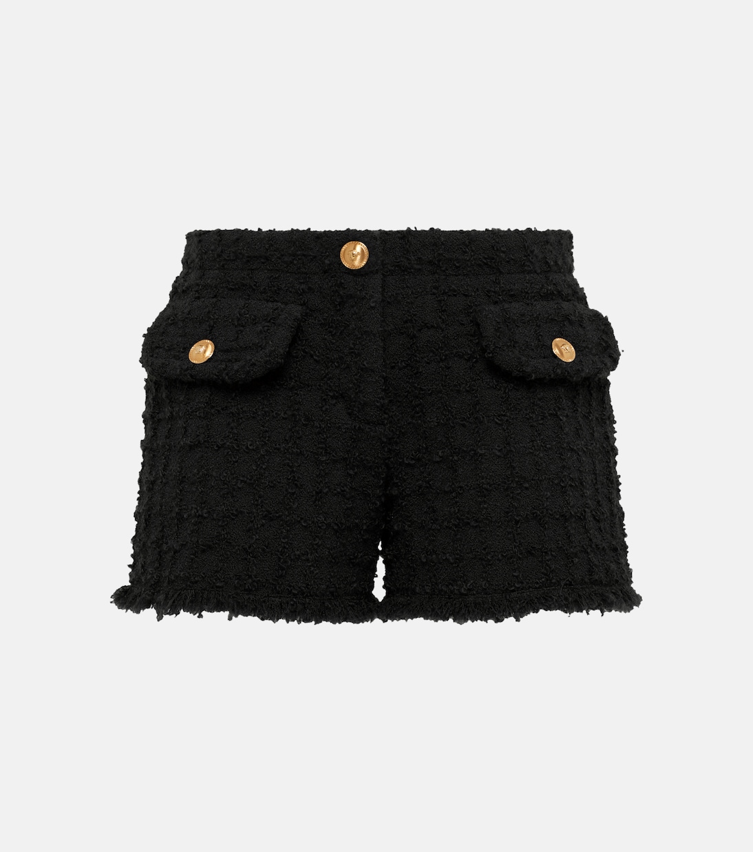 Short Heritage en tweed de coton mélangé | Versace