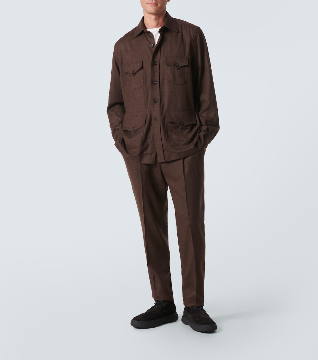 Wool overshirt | Rubinacci