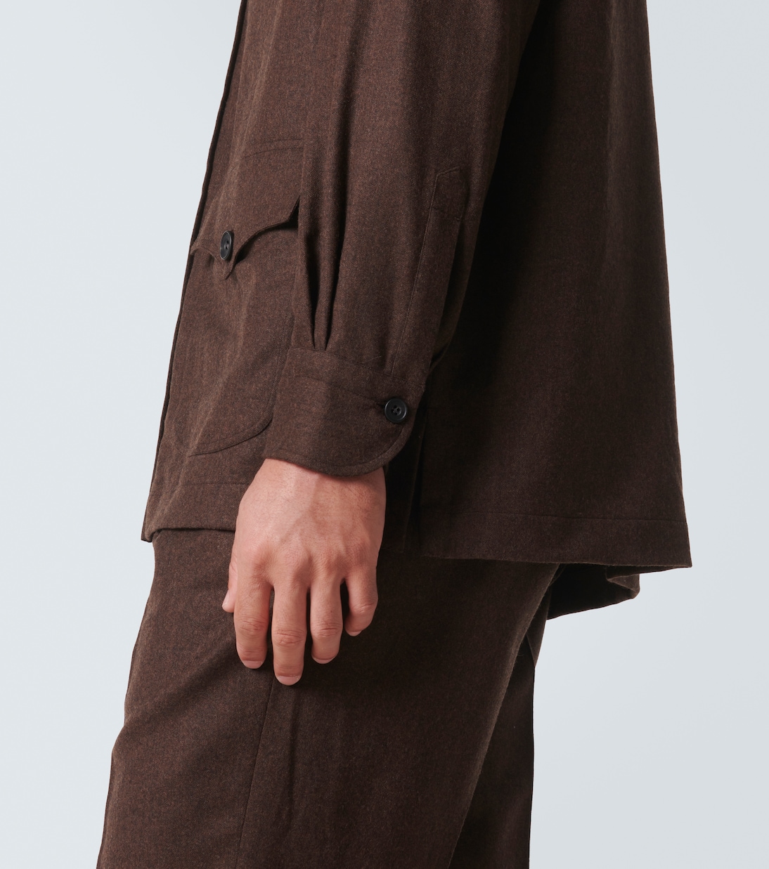 Wool overshirt | Rubinacci