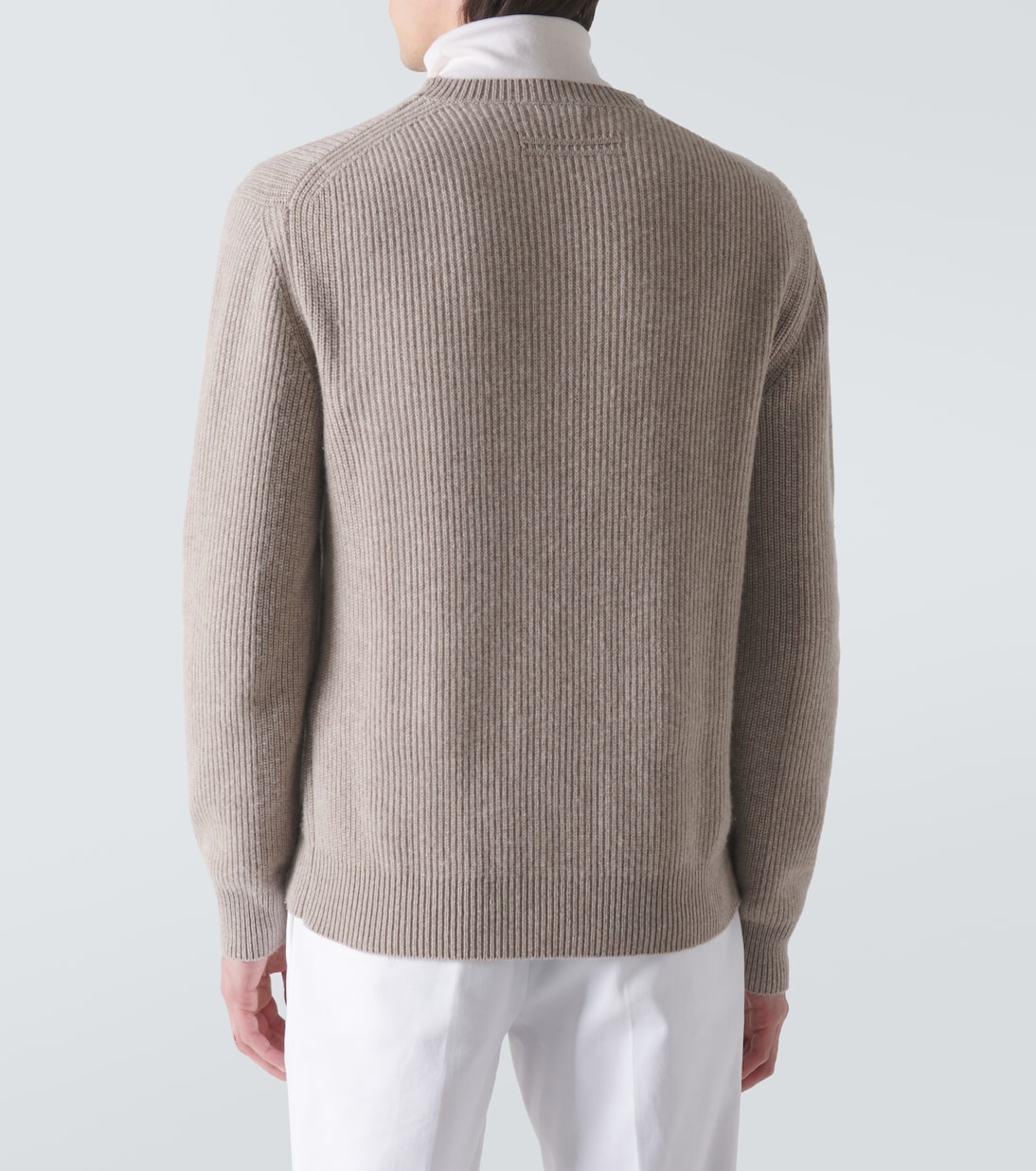 Pullover in cashmere a coste | Zegna