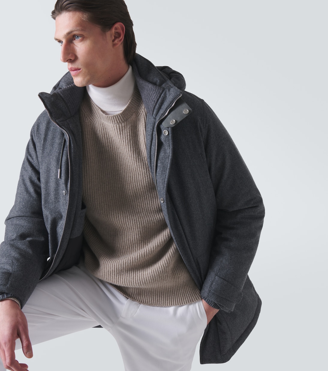 Pullover in cashmere a coste | Zegna