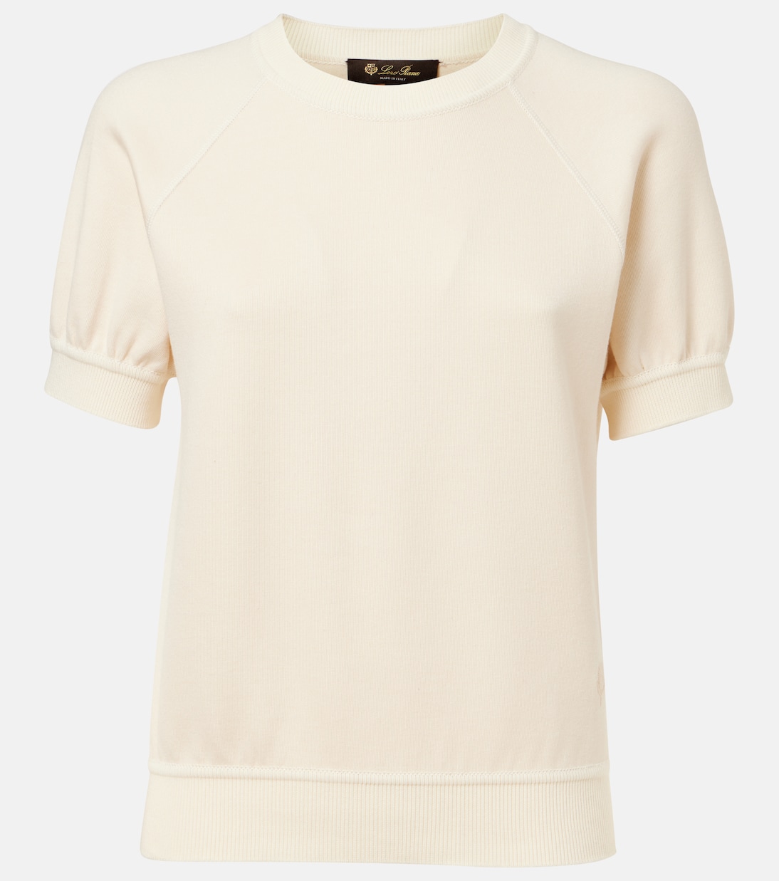 Camiseta Premium de Algodón, Seda y Cachemira Loro Piana para Jóvenes