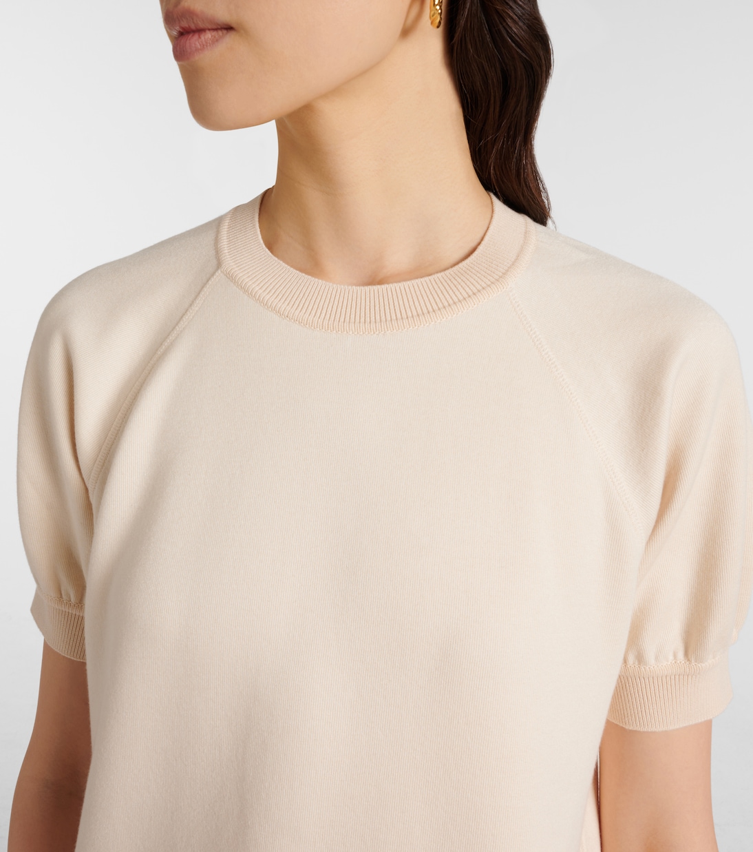 Camiseta Premium de Algodón, Seda y Cachemira Loro Piana para Jóvenes