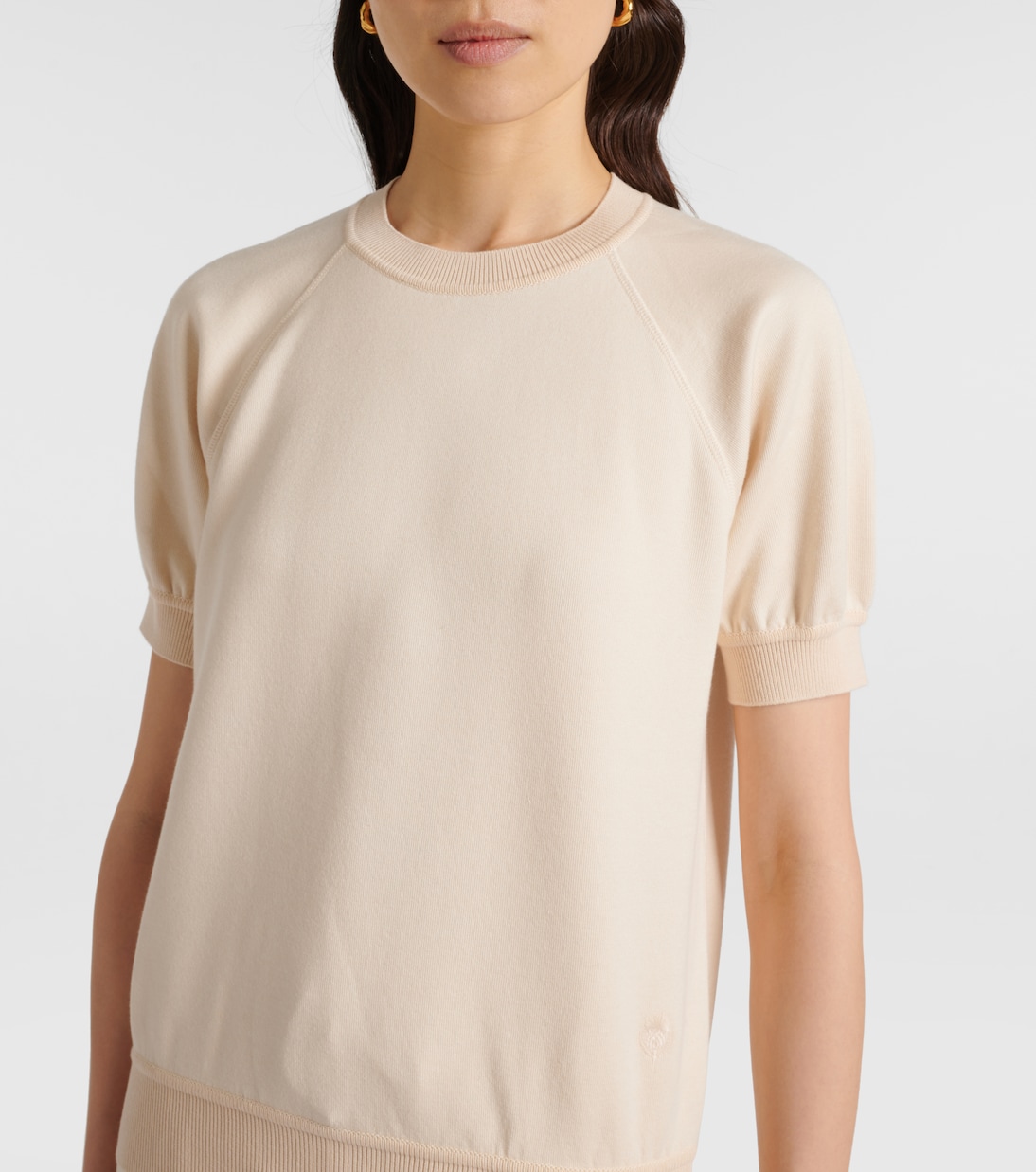 Camiseta Premium de Algodón, Seda y Cachemira Loro Piana para Jóvenes