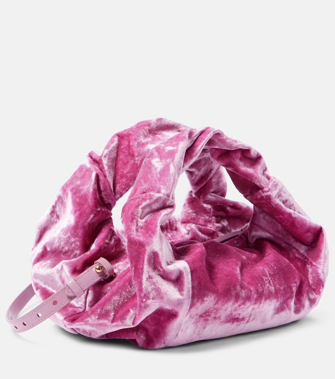 Borsa a spalla Twist Small in velluto | Dries Van Noten