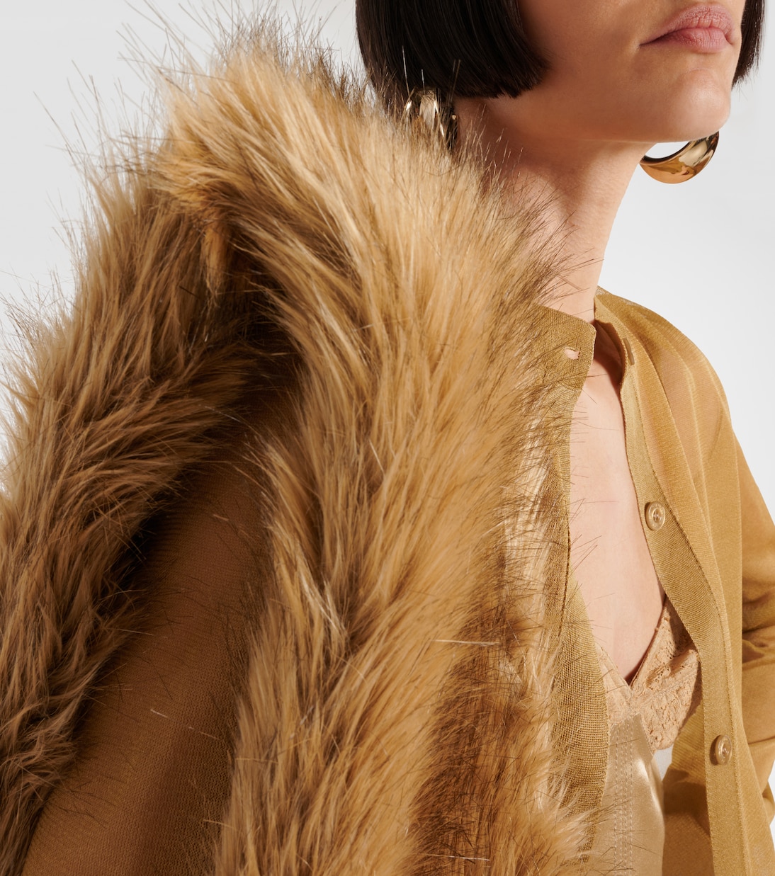 Sciarpa in pelliccia animal-free | Saint Laurent
