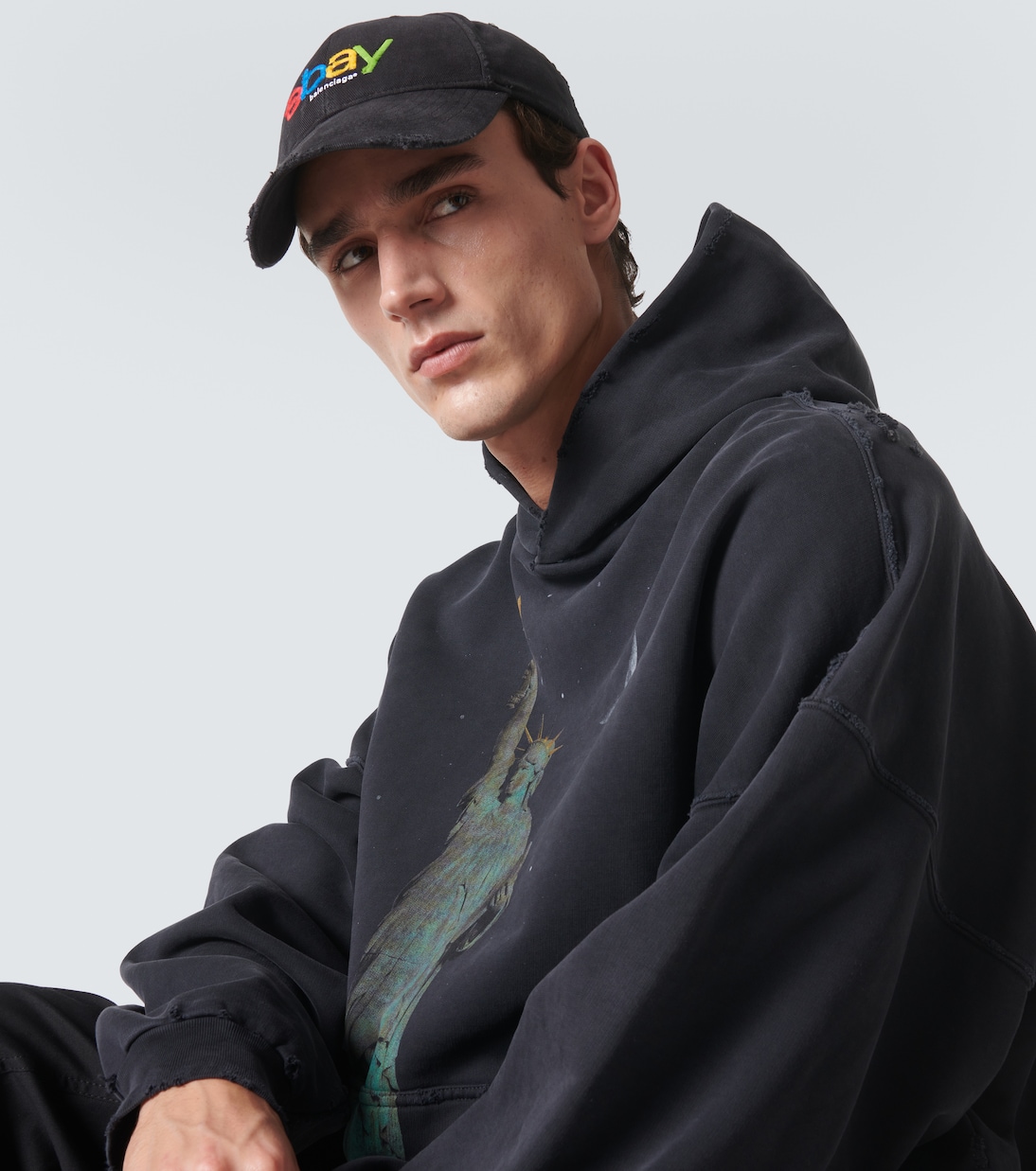Gorra de algodón estampada | Balenciaga