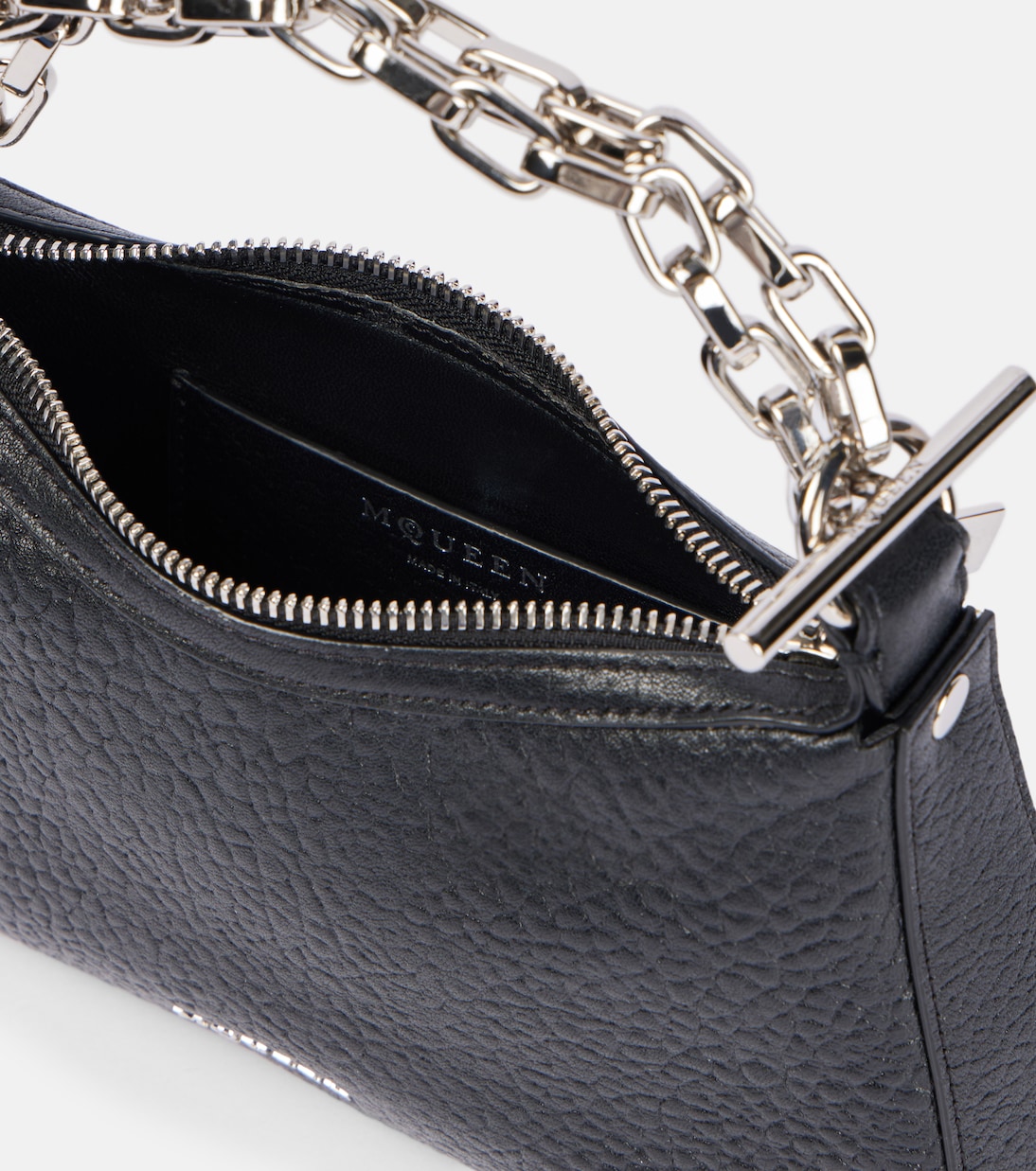 Borsa a spalla T-Bar in pelle | McQueen
