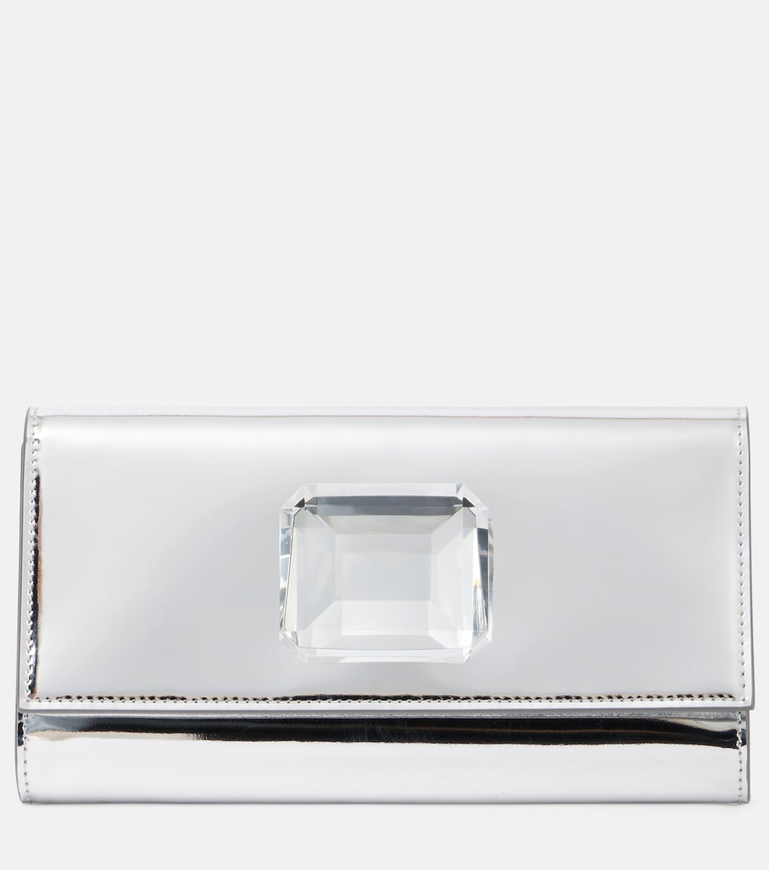 Clutch Jaipur in pelle a specchio | Gianvito Rossi
