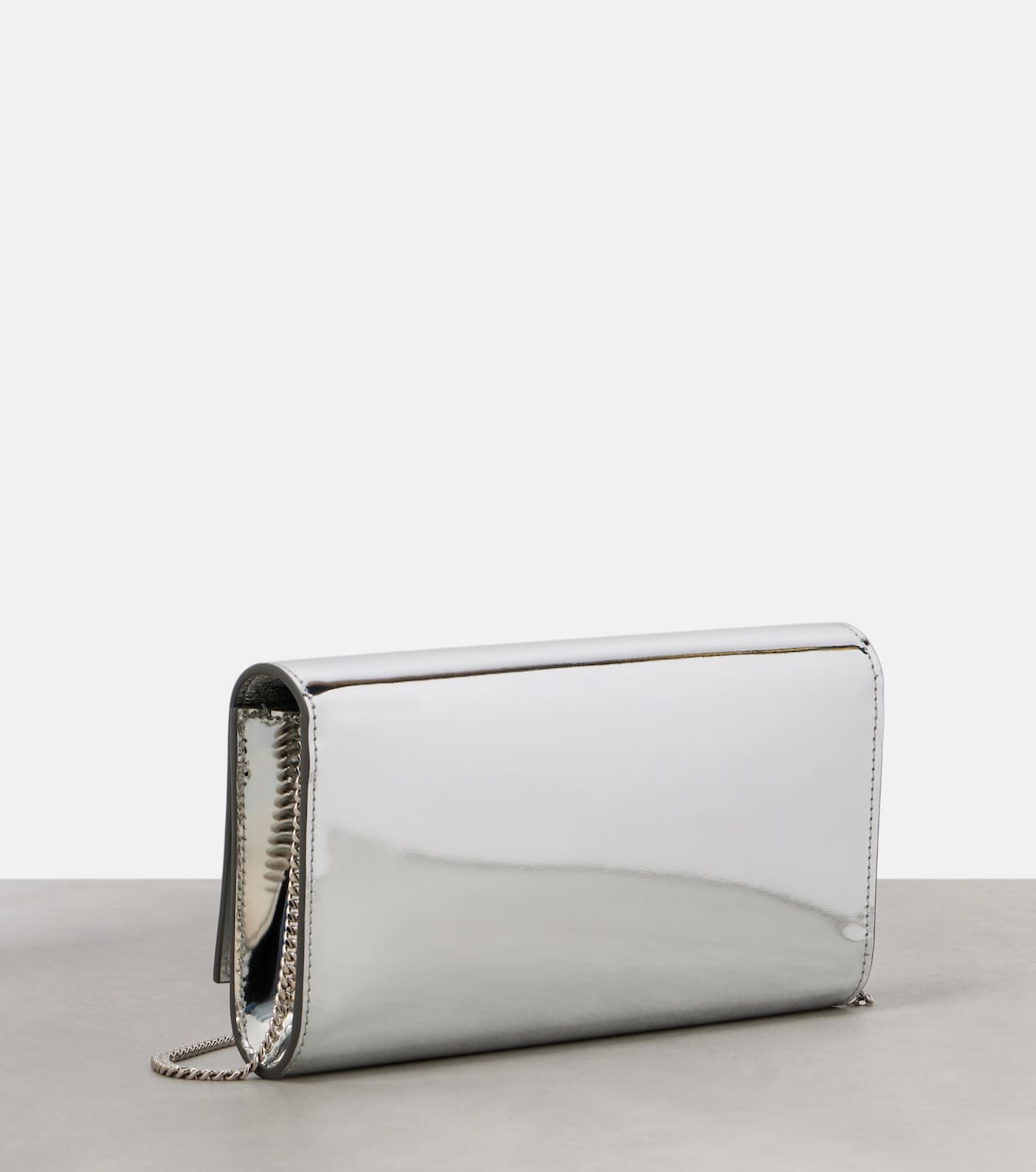 Clutch Jaipur in pelle a specchio | Gianvito Rossi
