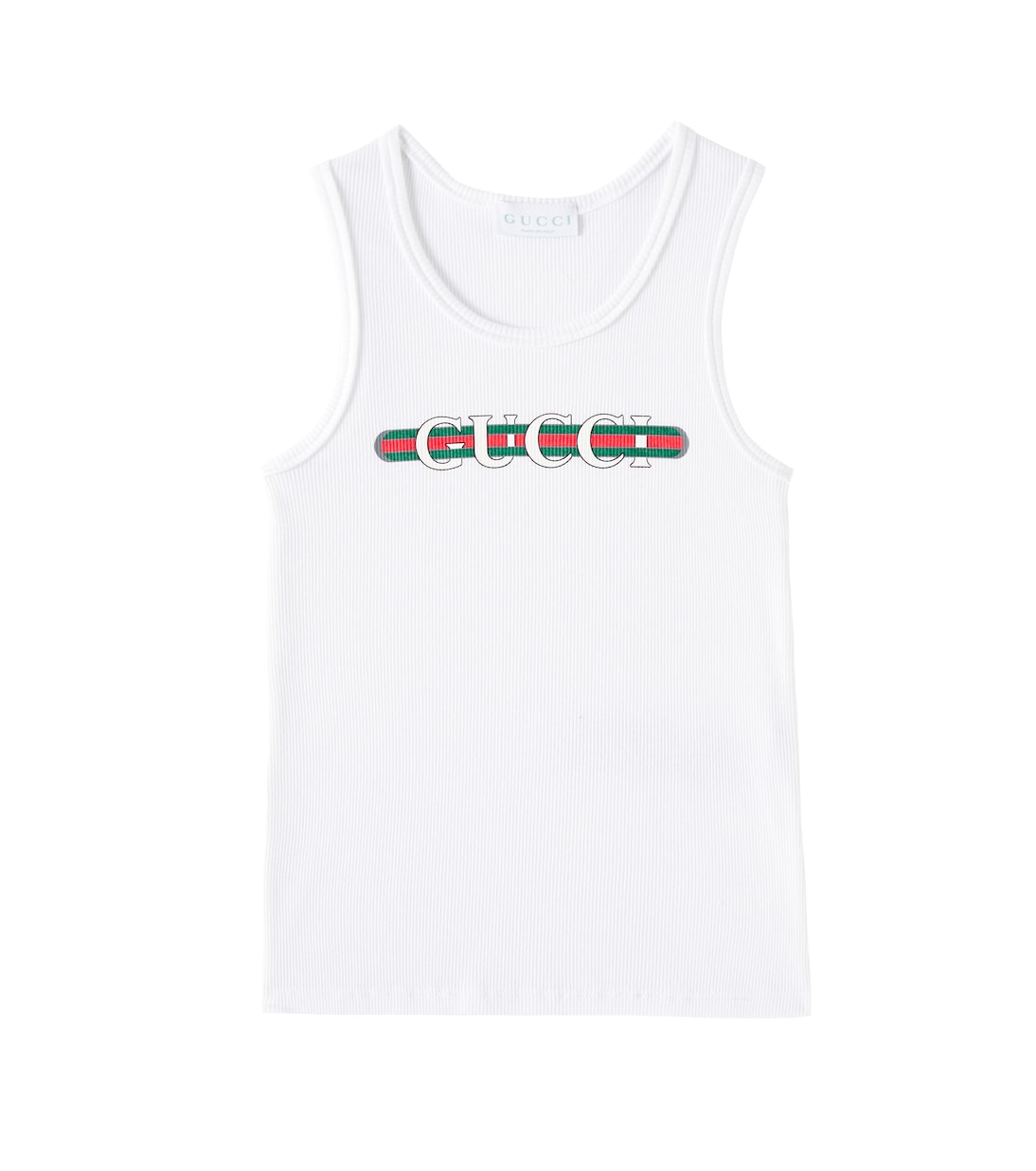 Tank top in cotone con logo | Gucci Kids