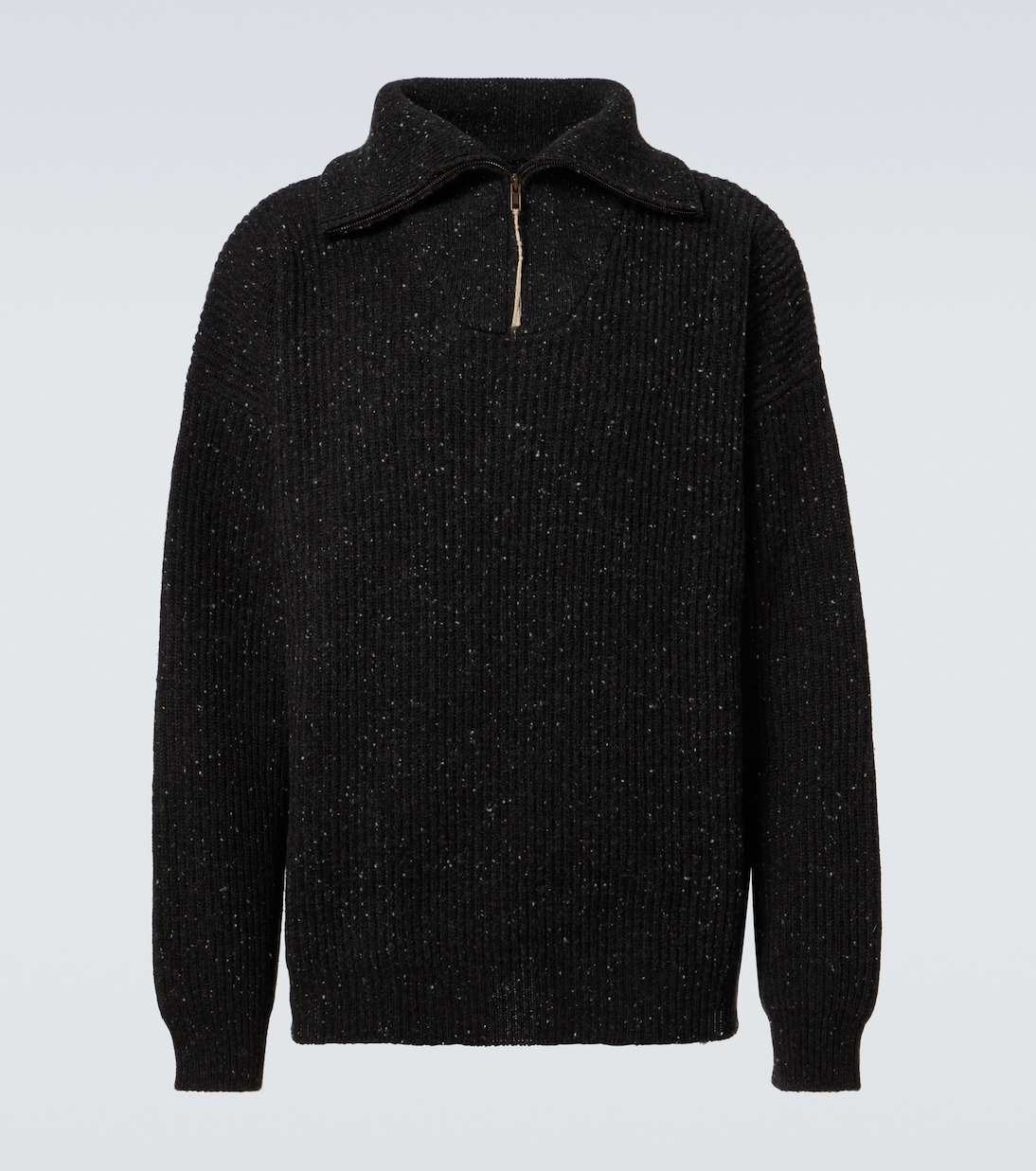 Linen and wool half-zip sweater | Maison Margiela