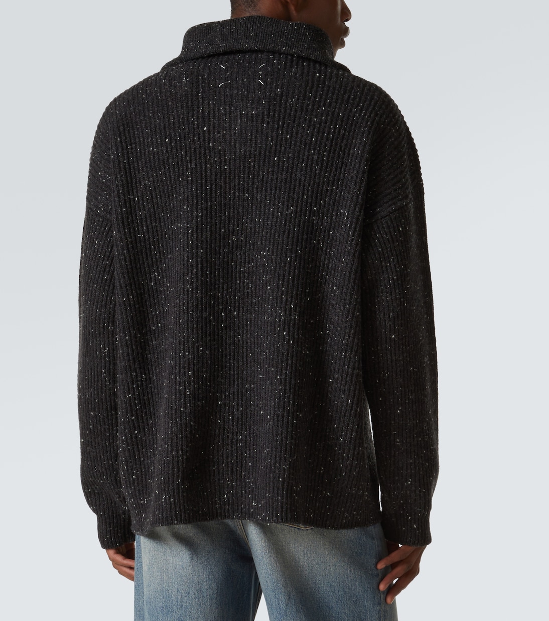 Linen and wool half-zip sweater | Maison Margiela