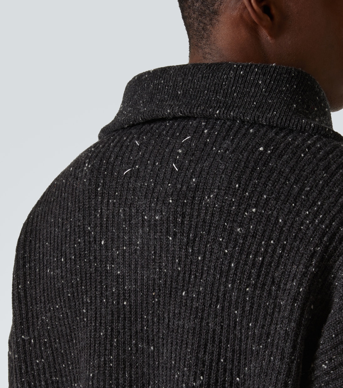 Linen and wool half-zip sweater | Maison Margiela