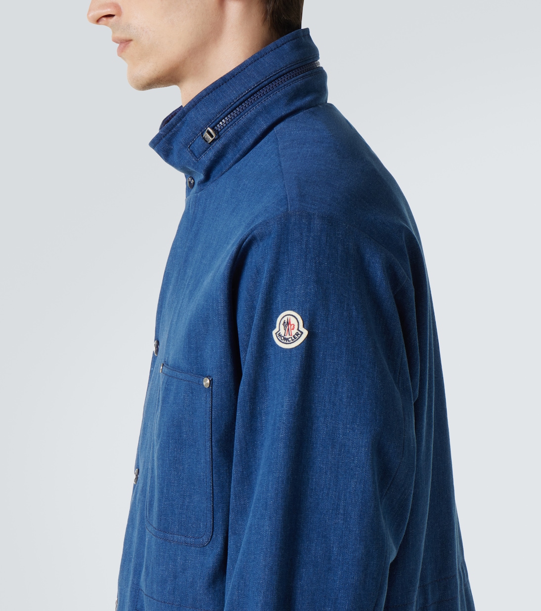 Chesery denim field jacket | Moncler