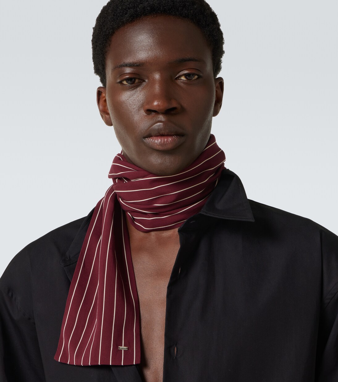 Corbata a rayas | Saint Laurent