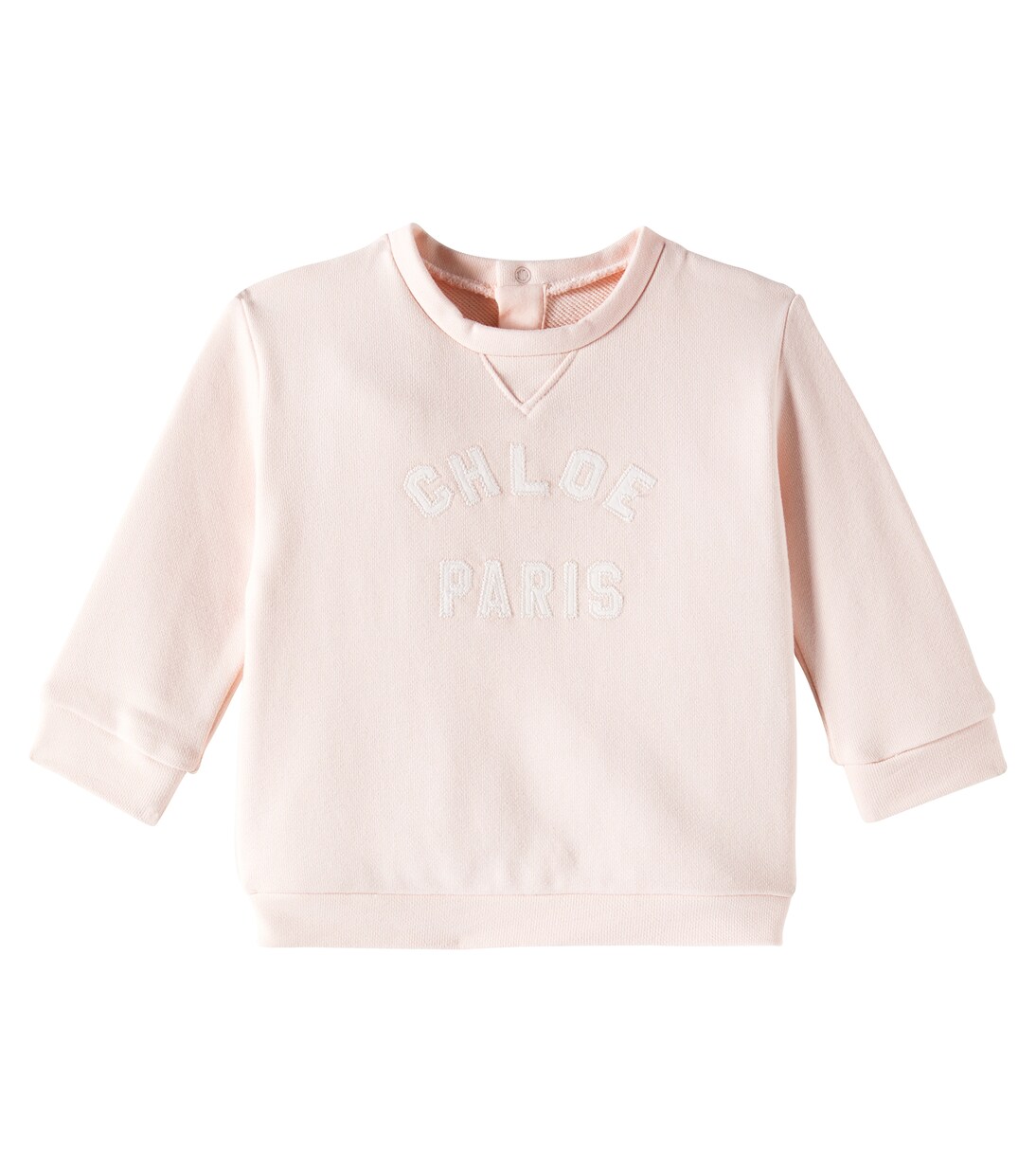 Baby - Felpa in cotone con logo | Chloé Kids