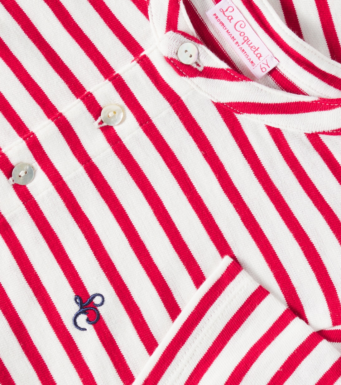 Polo Alcon in cotone a righe | La Coqueta