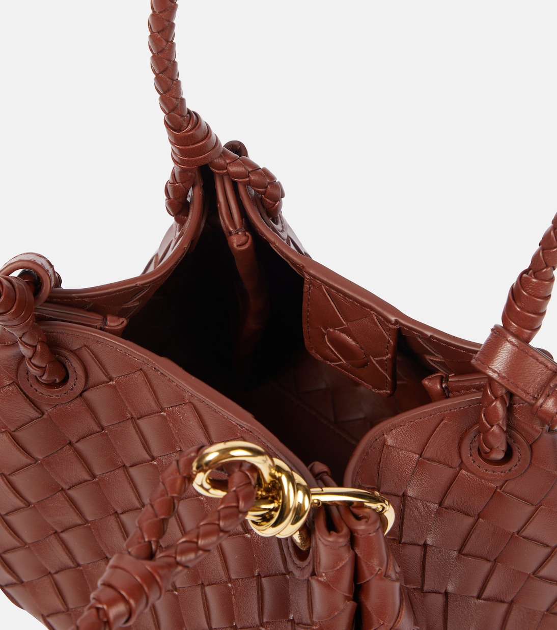Parachute 스몰 인트레치아토 레더 토트 백 | Bottega Veneta