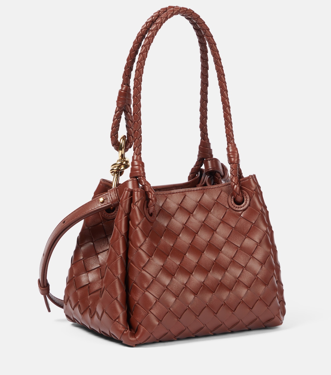 Parachute 스몰 인트레치아토 레더 토트 백 | Bottega Veneta