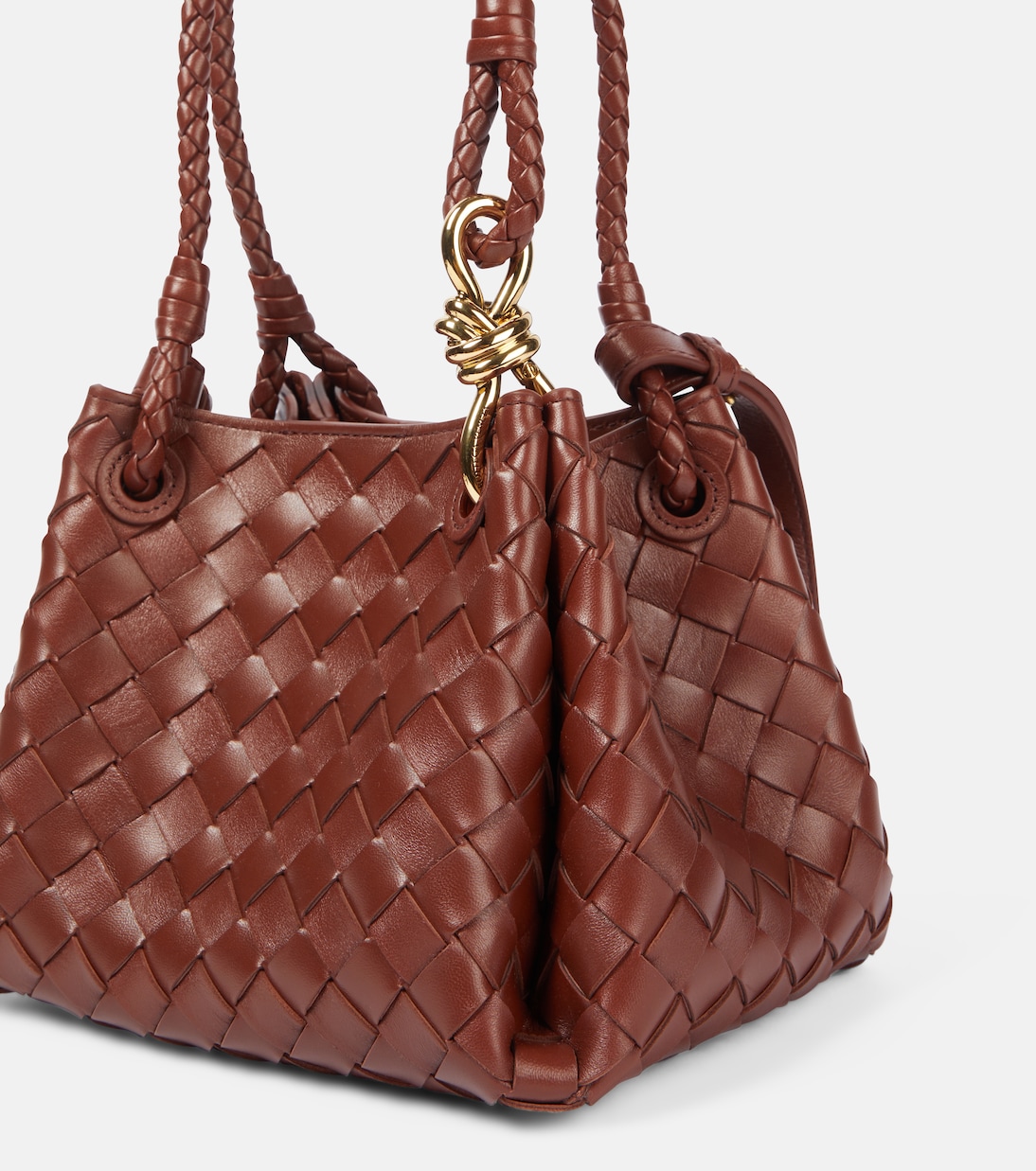Parachute 스몰 인트레치아토 레더 토트 백 | Bottega Veneta